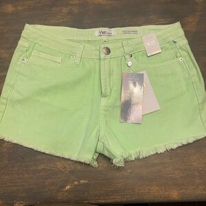 YMI Mint Green Jean Shorts for Women